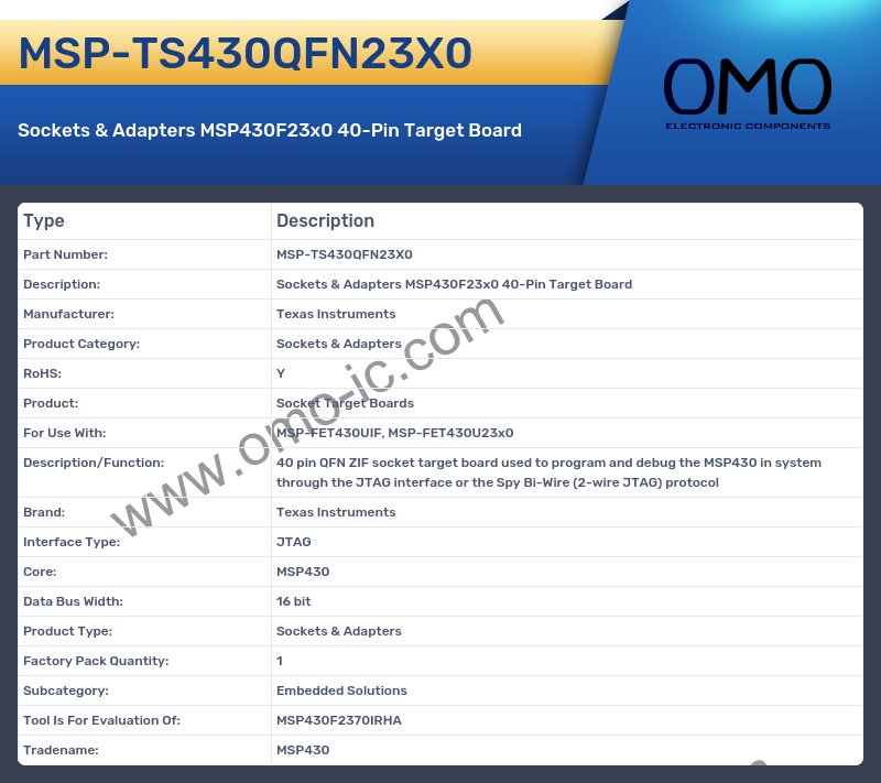 MSP-TS430QFN23X0