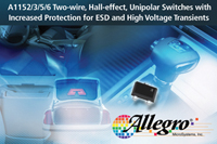 A115x Hall-Effect Unipolar Switches