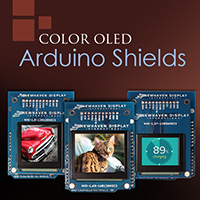 Color OLED Arduino Shields