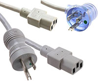 Hospital-Grade Power Cords with North American Col