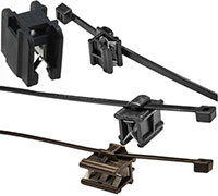 Edge Clip Cable Tie Mounts