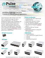 SFP/SFP+ Optical Network Cages and Connectors
