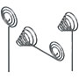 Coiled PCB/Case Mount Battery Contacts